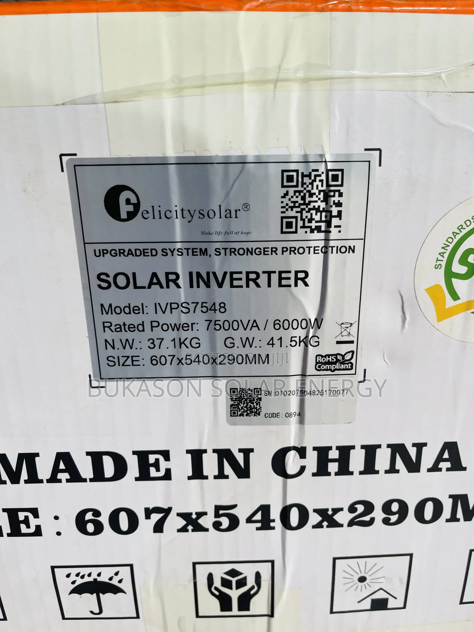 7.5kva 48v Felicity Inverter