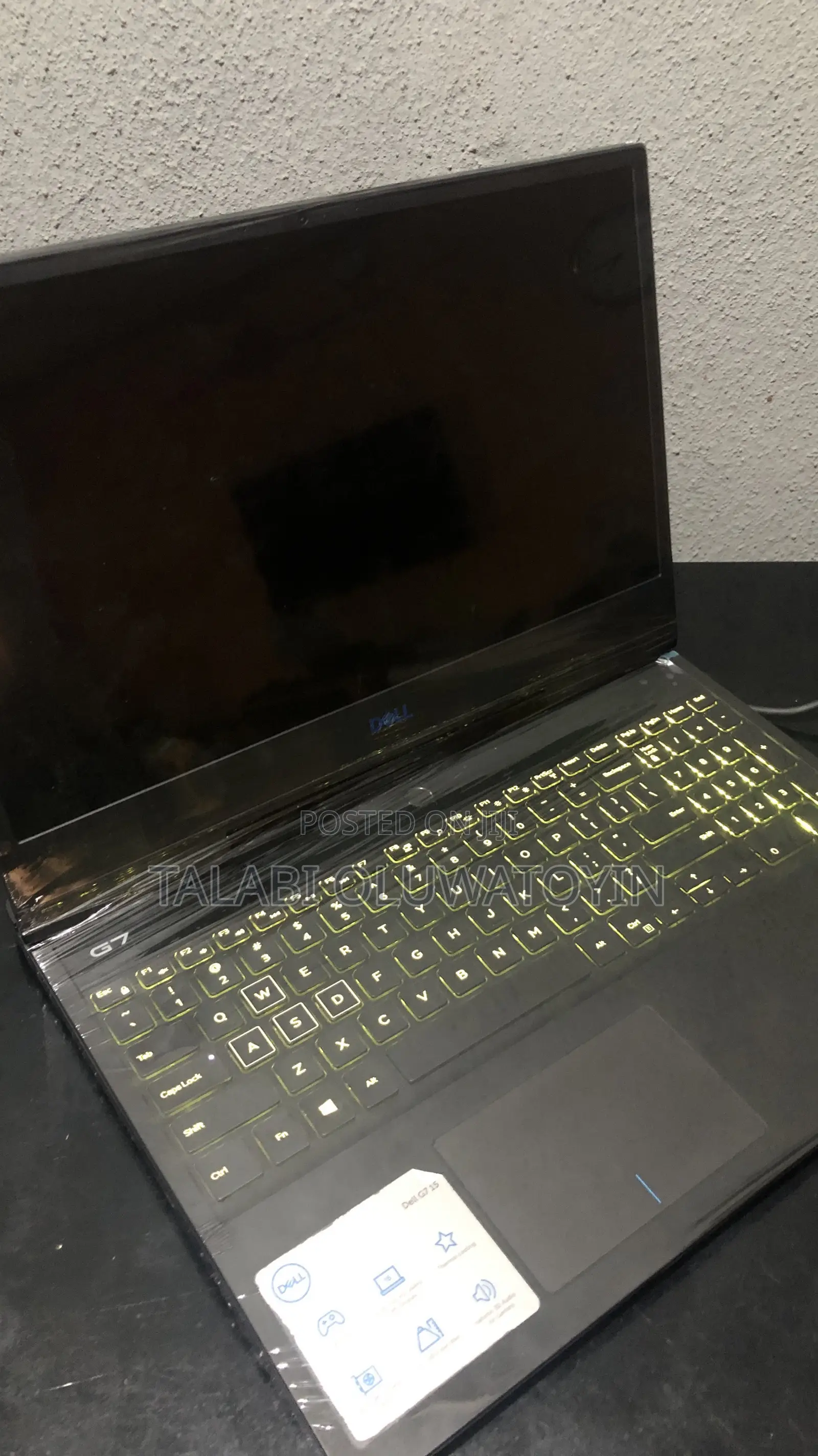 Laptop Dell G7 15 7590 16GB Intel Core i7 SSD 512GB