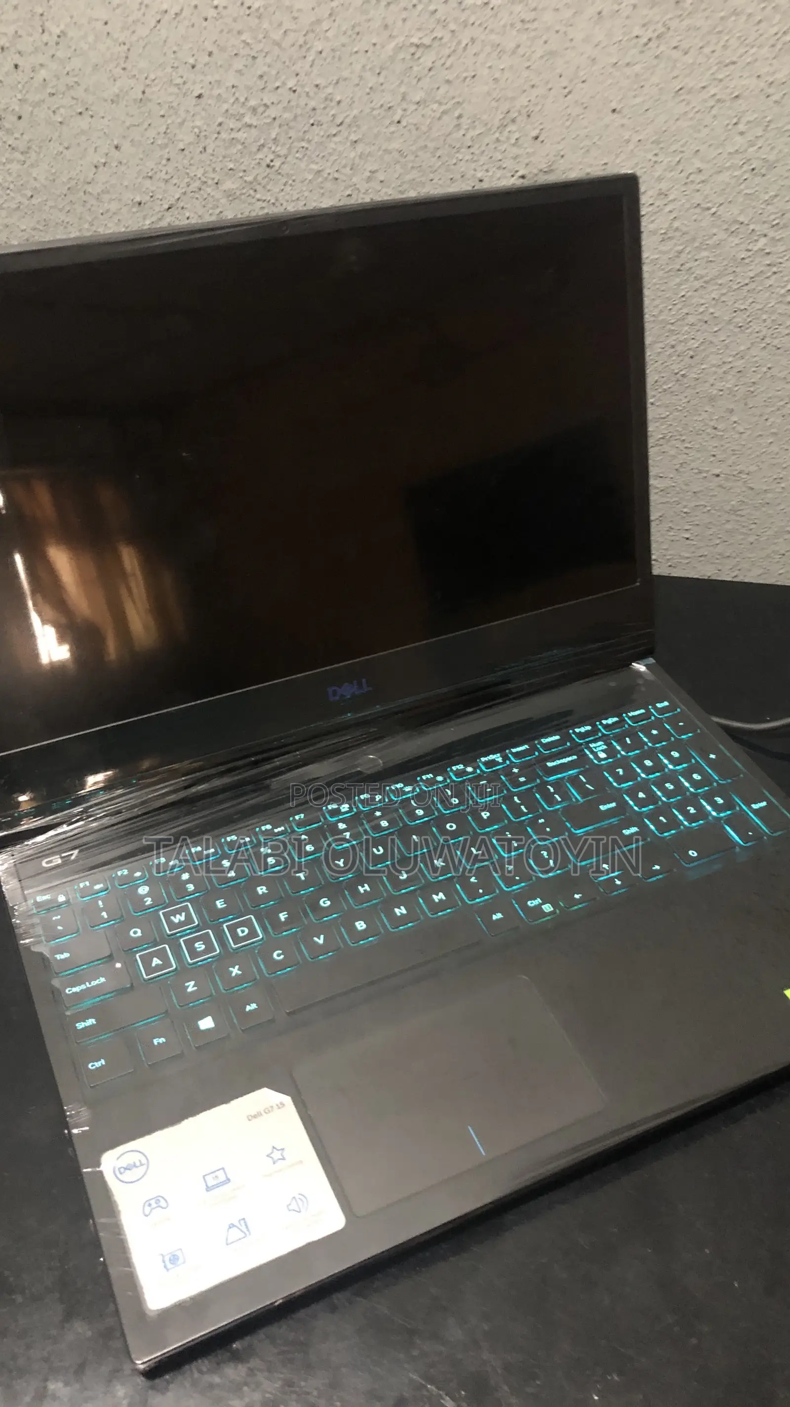Laptop Dell G7 15 7590 16GB Intel Core i7 SSD 512GB