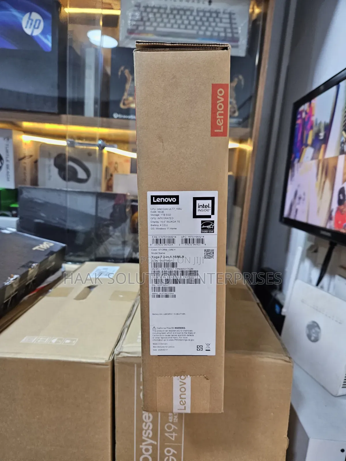 New Laptop Lenovo Yoga 7i 16GB Intel Core Ultra 7 SSD 1T