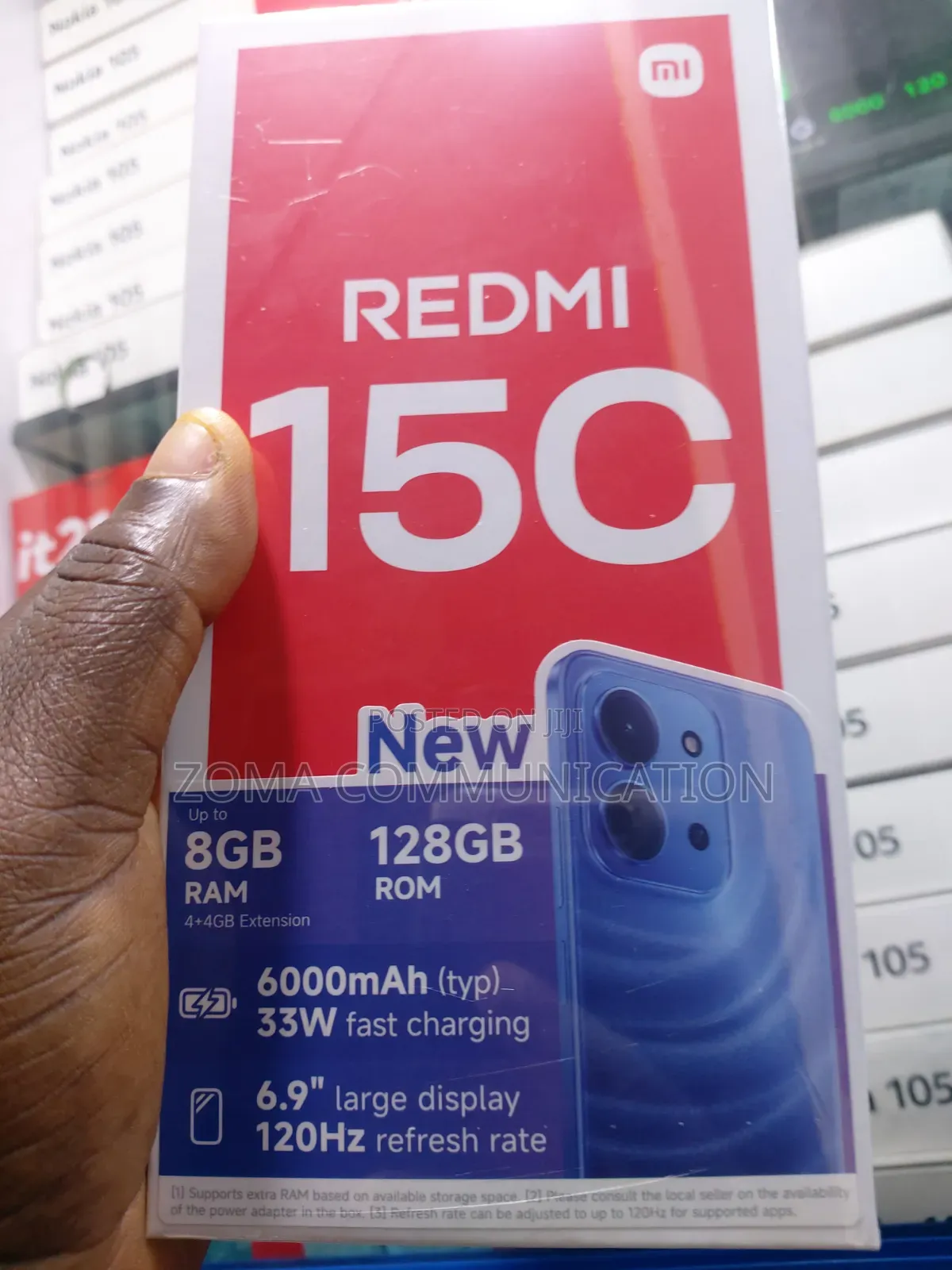 New Xiaomi Redmi 15C 4G 128 GB Blue