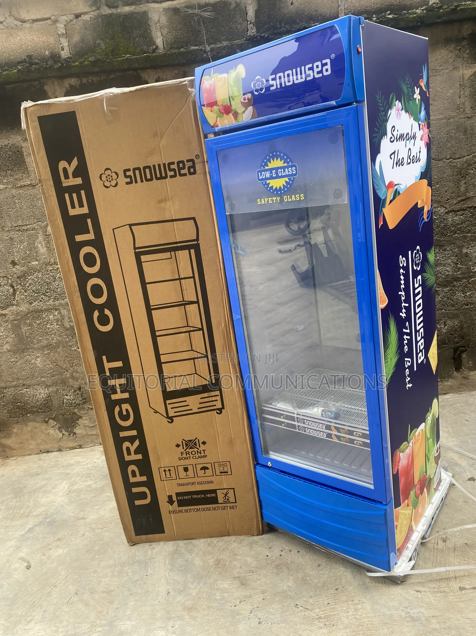 SnowSea 500L Glass Door Beverage Cooler