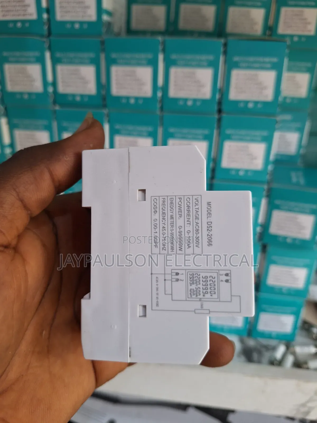 DIN Rail Digital Multifunction AC Energy Meter