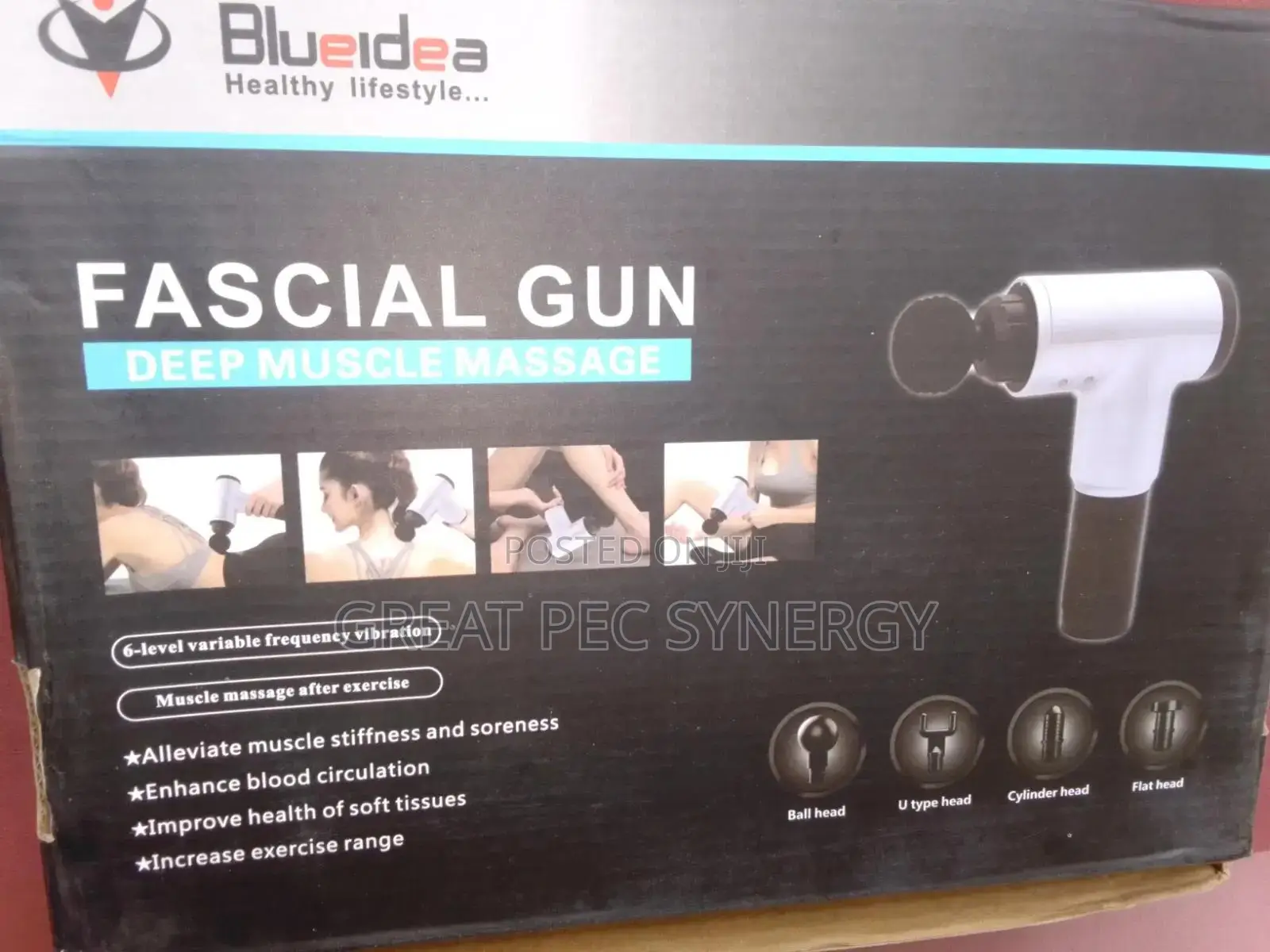 Facial Gun Deep Muscle Massage Blueidea