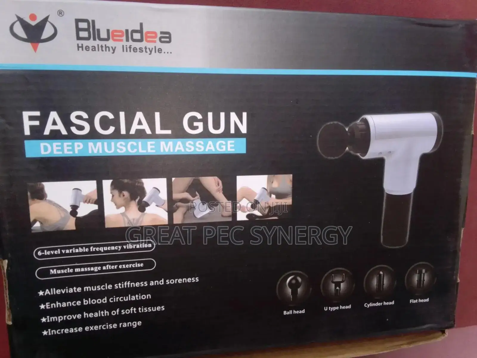 Facial Gun Deep Muscle Massage Blueidea