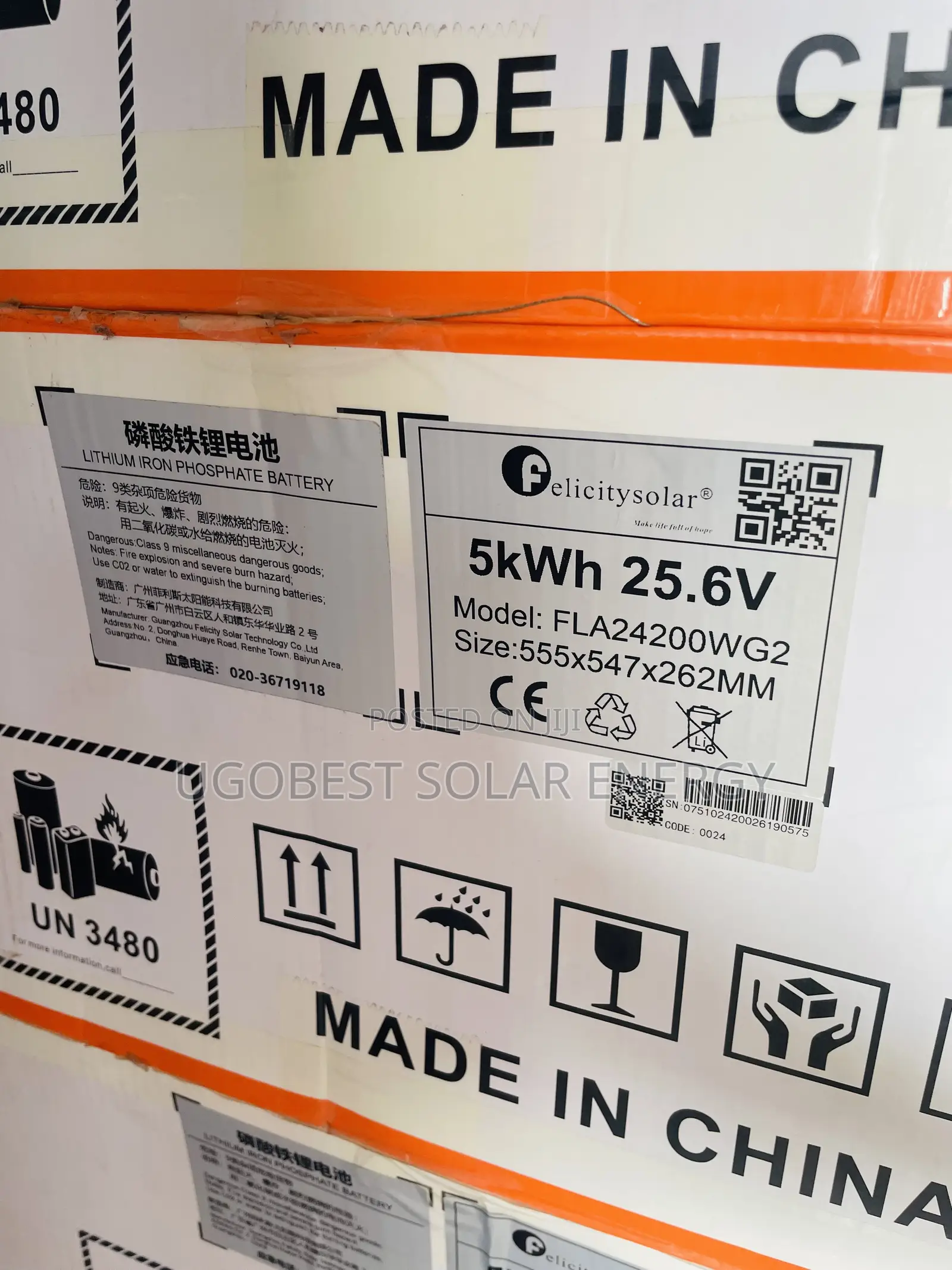 5kwh 24v Felicity Lithium Ion Battery