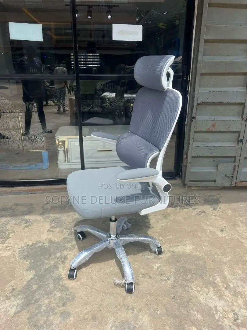 Gray Ergonomic Swivel Chair