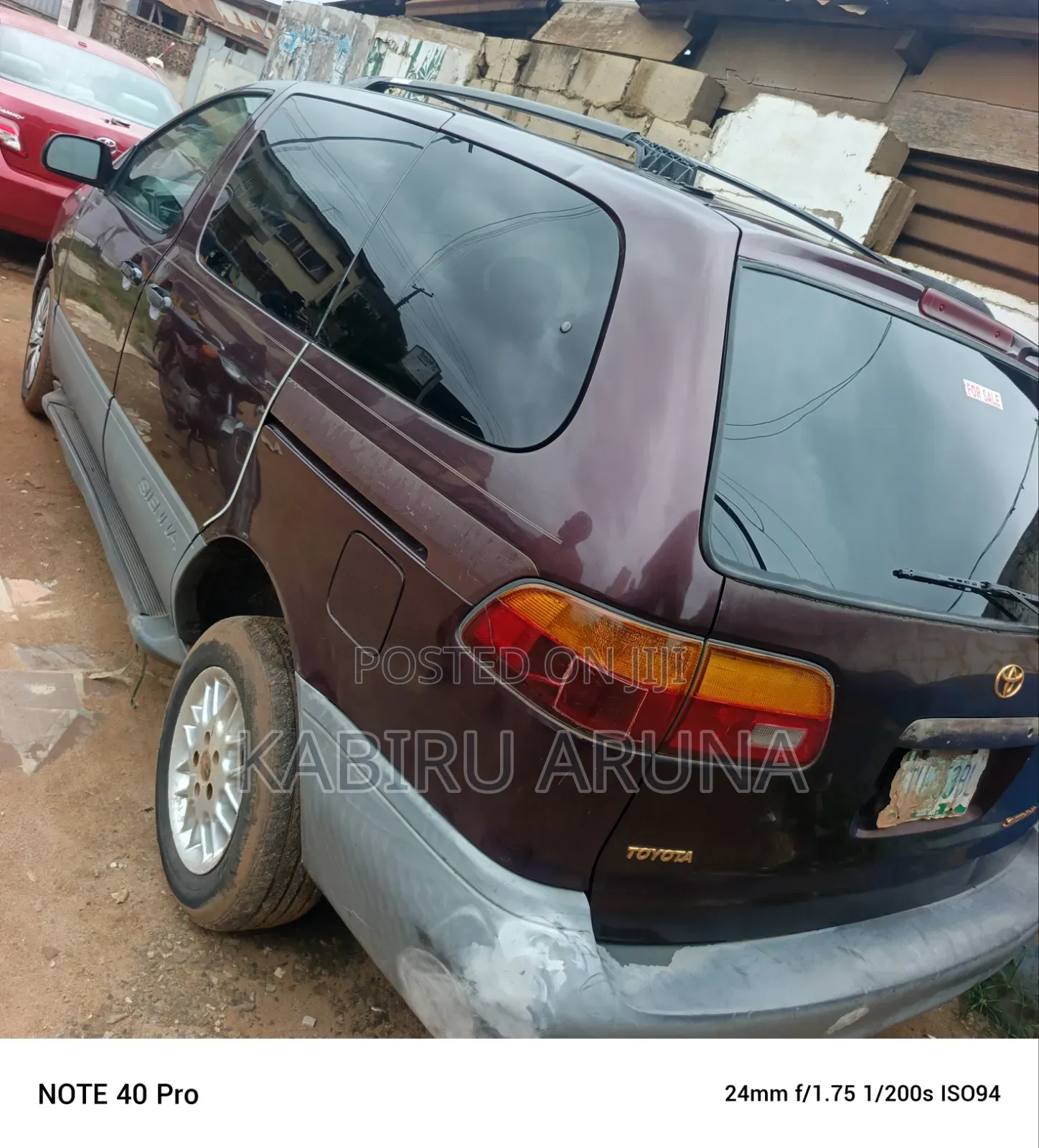 Toyota Sienna 1999 Red