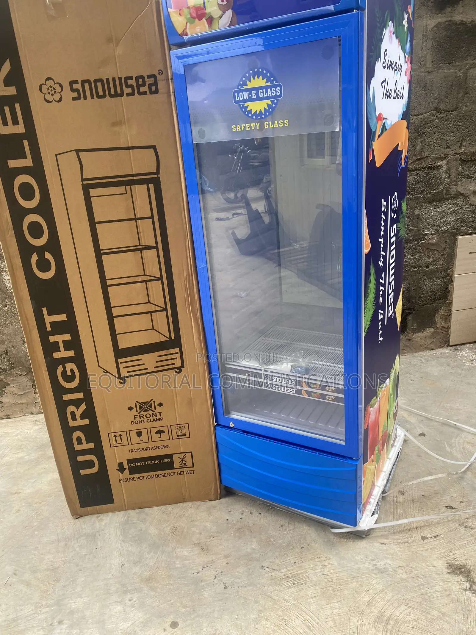 SnowSea 500L Upright Display Refrigerator