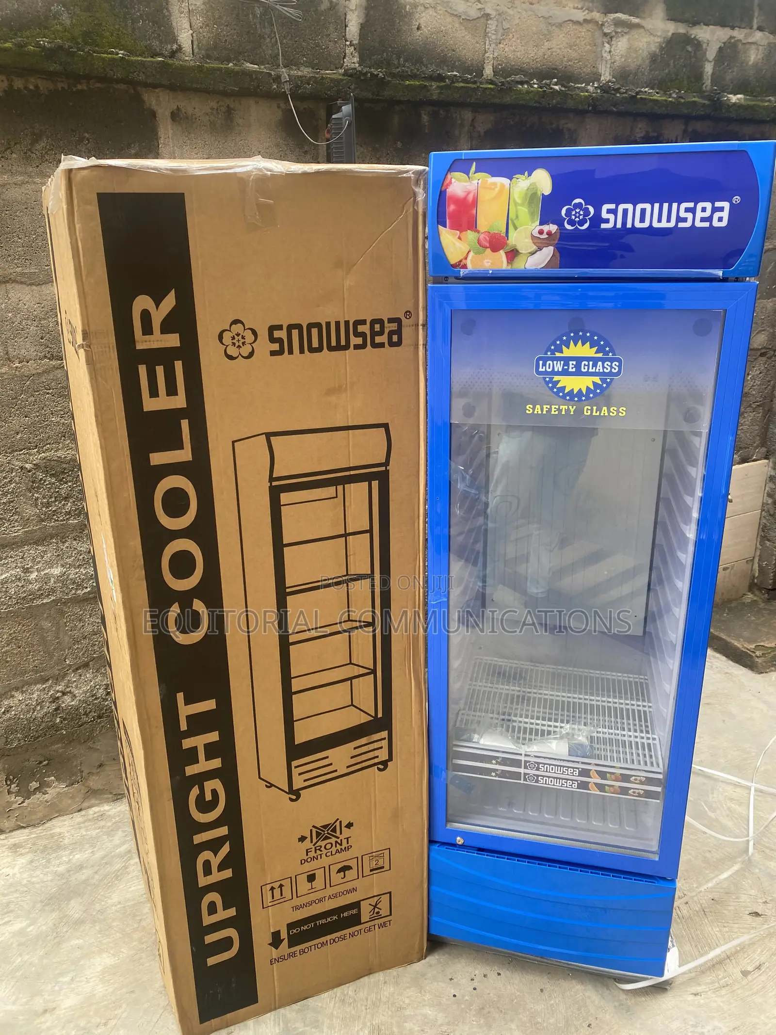 SnowSea 500L Upright Display Refrigerator
