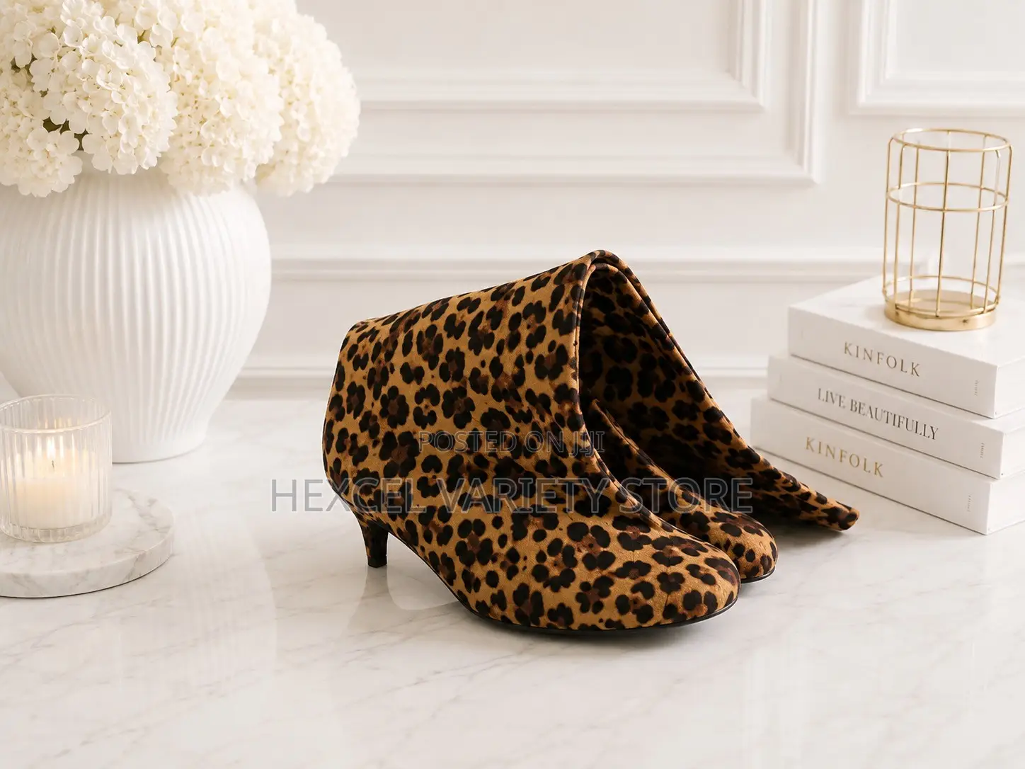 Luxury Brown Suede Slouch Pointed-Toe Heeled Boots for Ladies