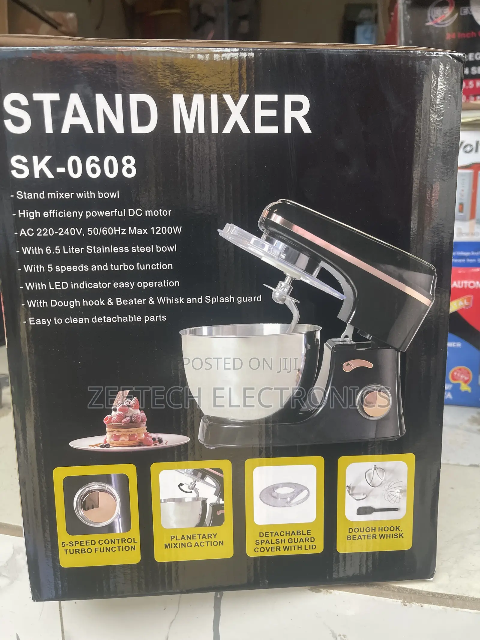 Sokany Kitchen 6.5L Master Stand Mixer (Model SK-0608)