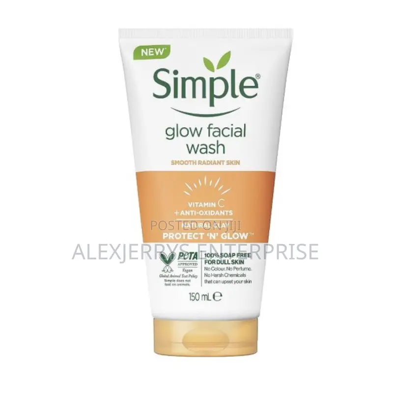 Simple Facial Wash 150ml – Micellar, Moisturising & Refreshing