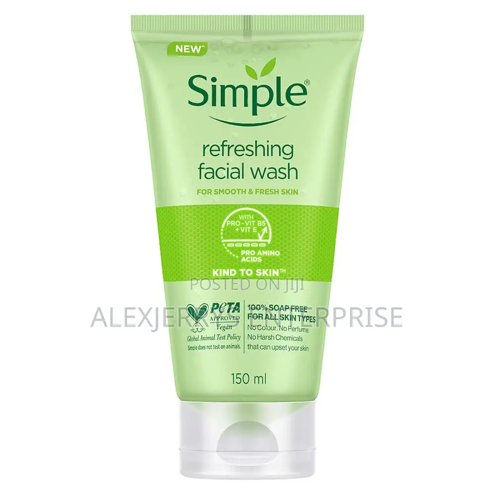 Simple Facial Wash 150ml – Micellar, Moisturising & Refreshing