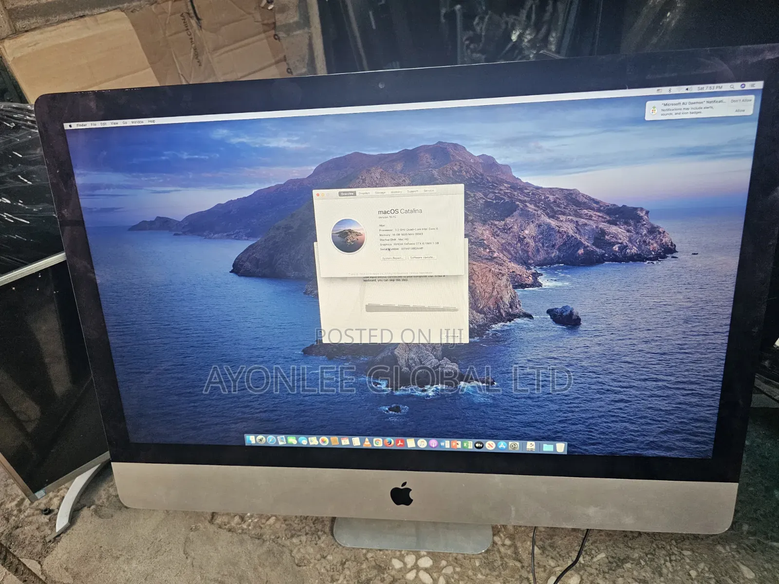 Desktop Computer Apple iMac 16GB Intel Core i5 HDD+SSD 1T
