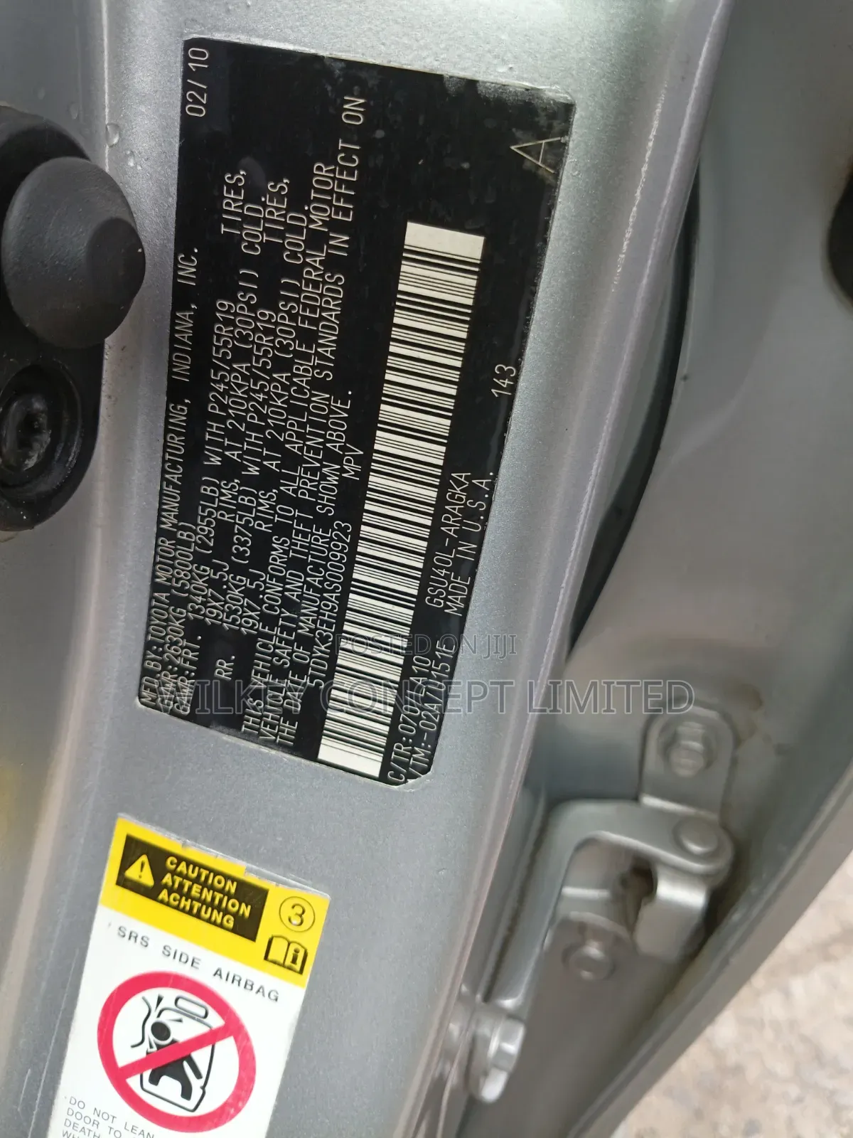 Toyota Highlander 2012 Silver