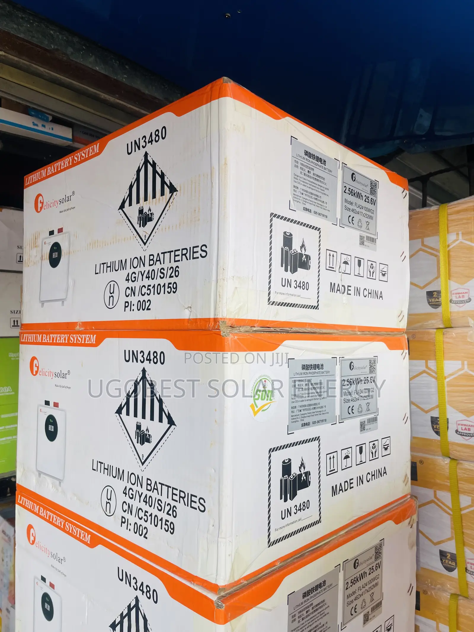 2.56kwh 24v Felicity Lithium Ion Battery