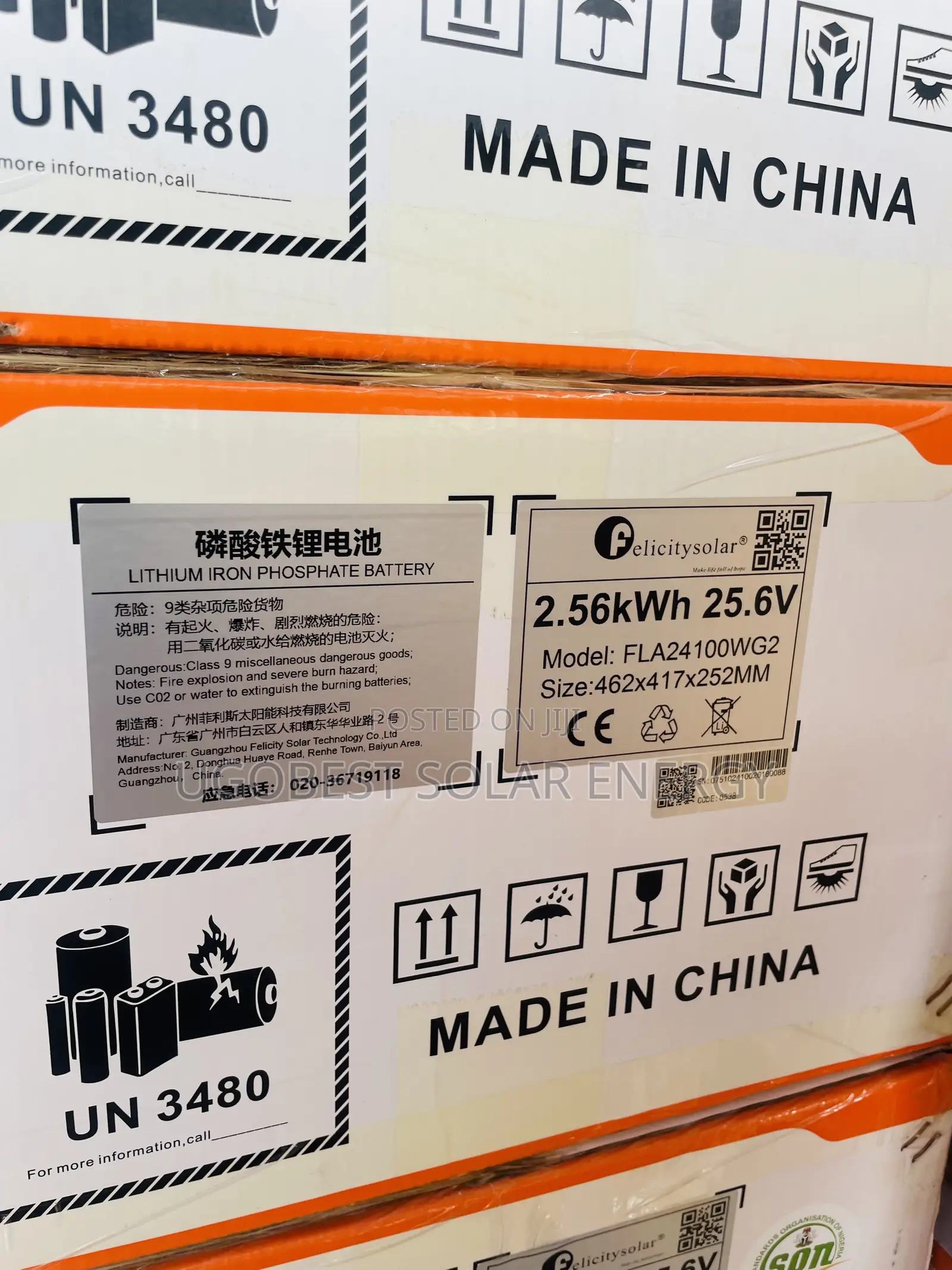 2.56kwh 24v Felicity Lithium Ion Battery