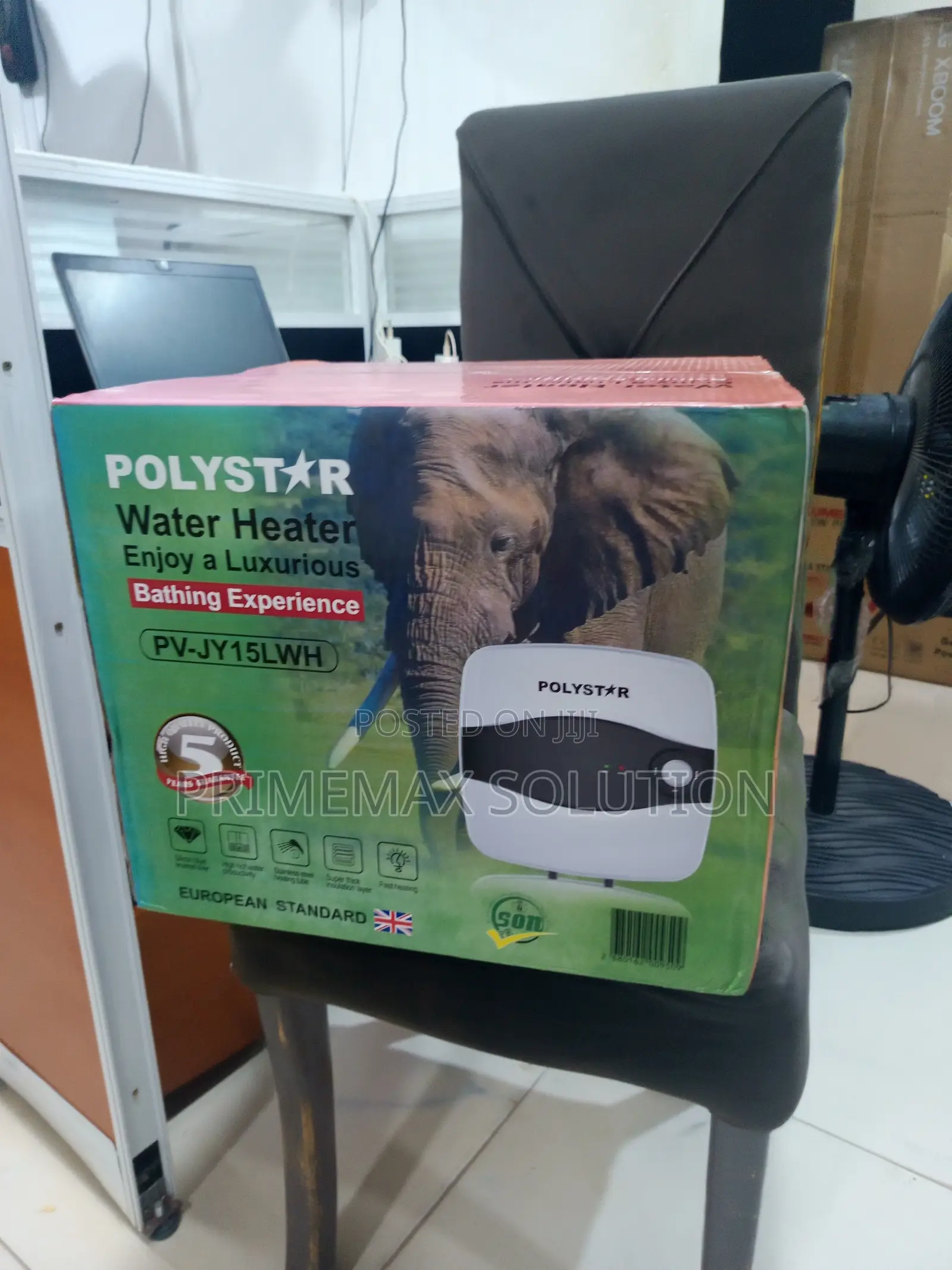 Energy Efficient Polystar PV-JY15LWH 15L Electric Water Heater