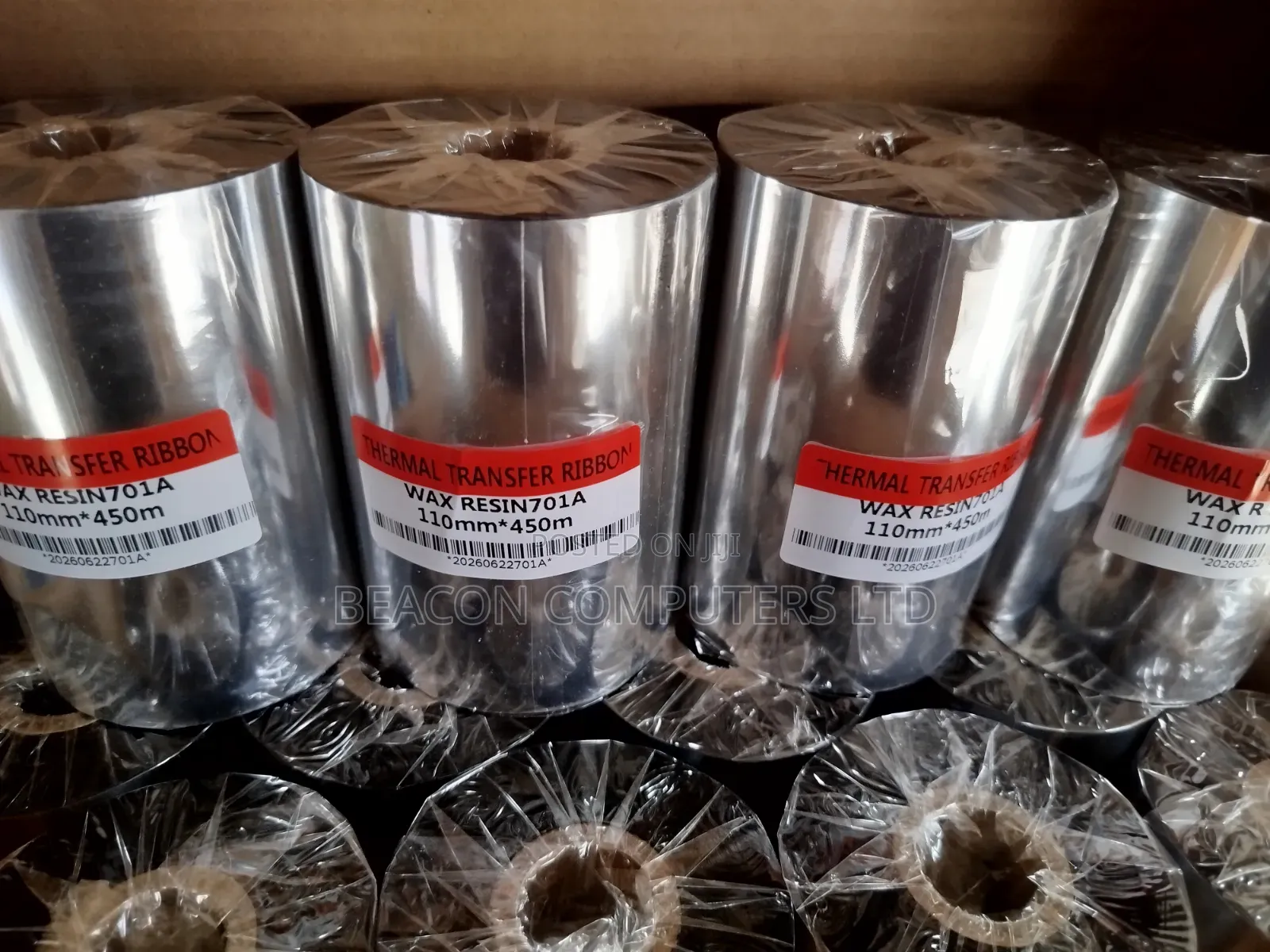 Thermal Transfer Ribbon Wax Resin 110*450