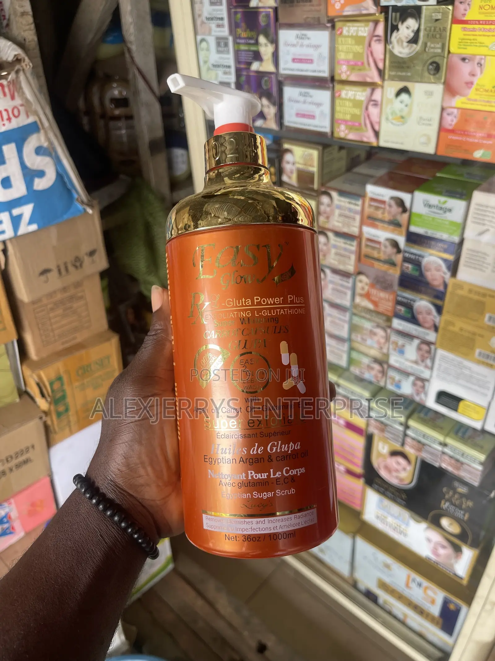 Original Easy Glow Lightening & Brightening Shower Gel – Glutathione