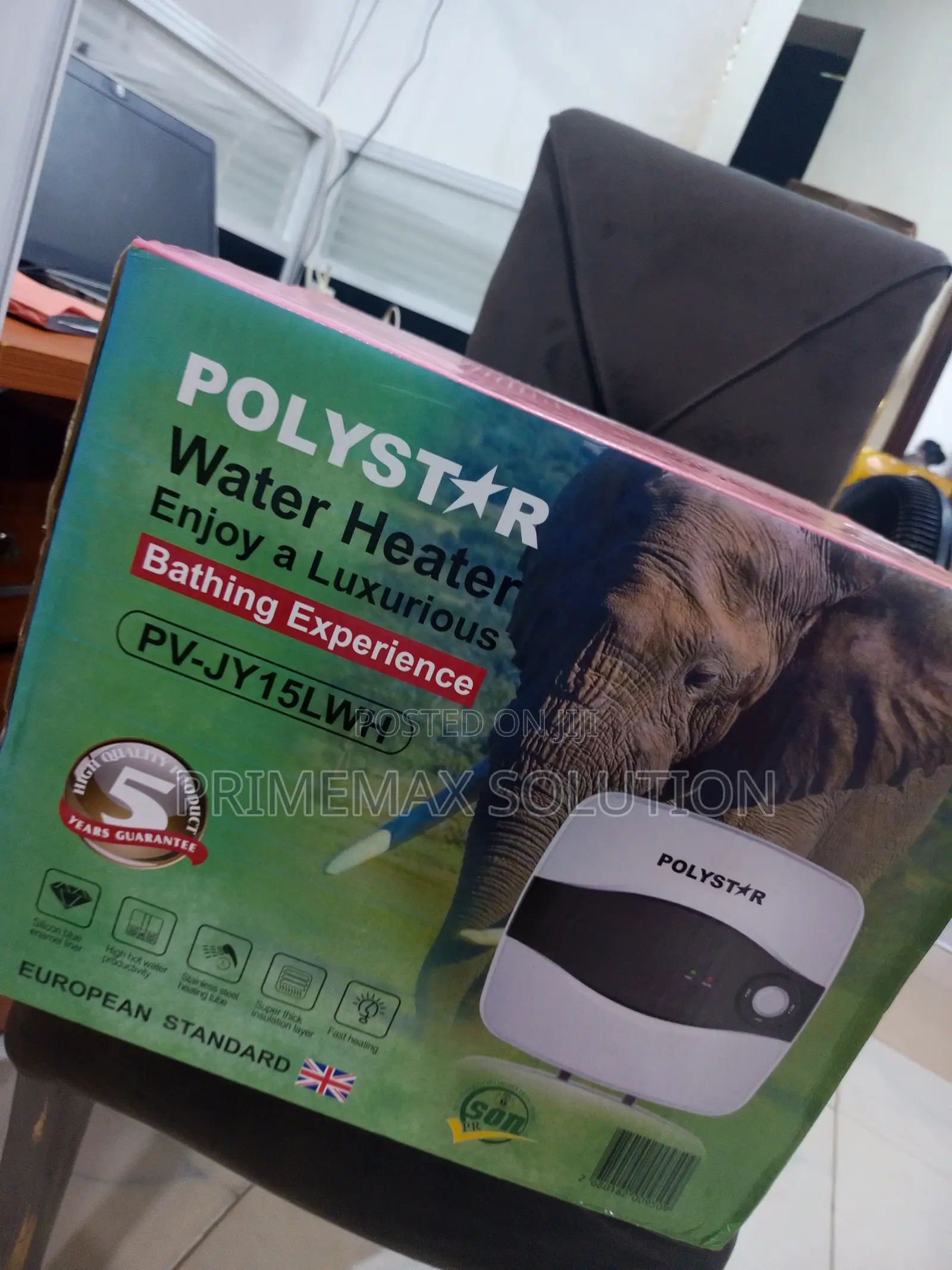 Polystar PV-JY15LWH 15L Electric Water Heater – Space Saving Design