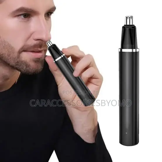 Portable Electric Nose and Ear Hair Trimmer