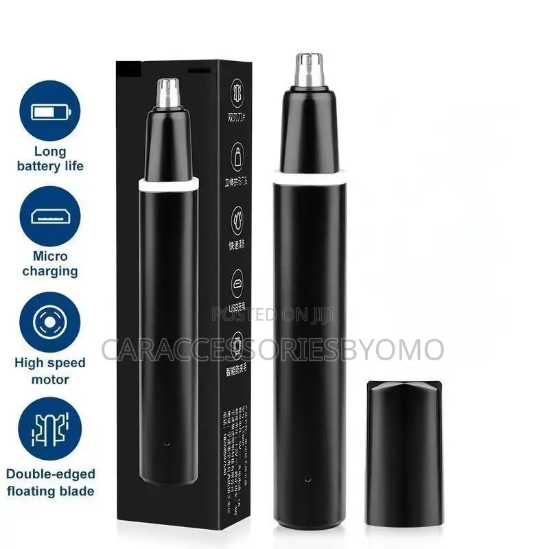 Portable Electric Nose and Ear Hair Trimmer