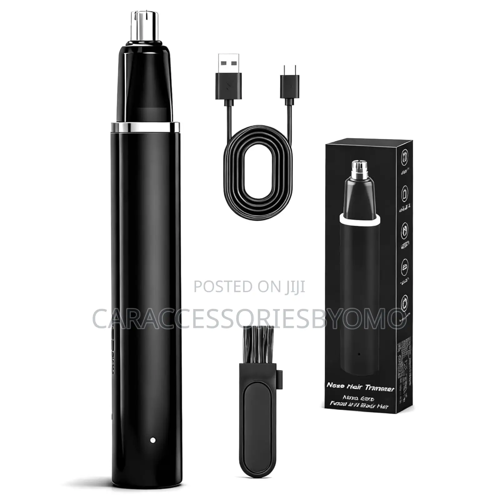 Portable Electric Nose and Ear Hair Trimmer