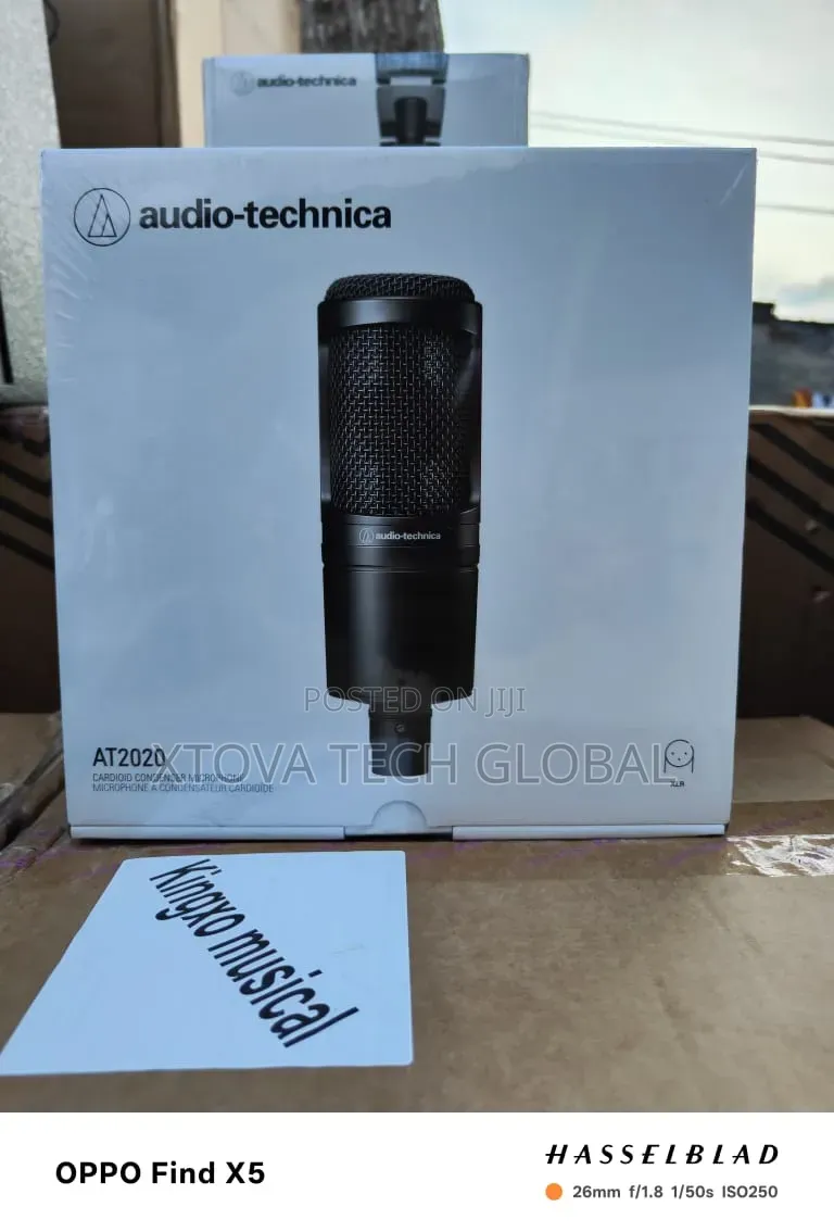 Audio-Technica AT2020 Studio Microphone