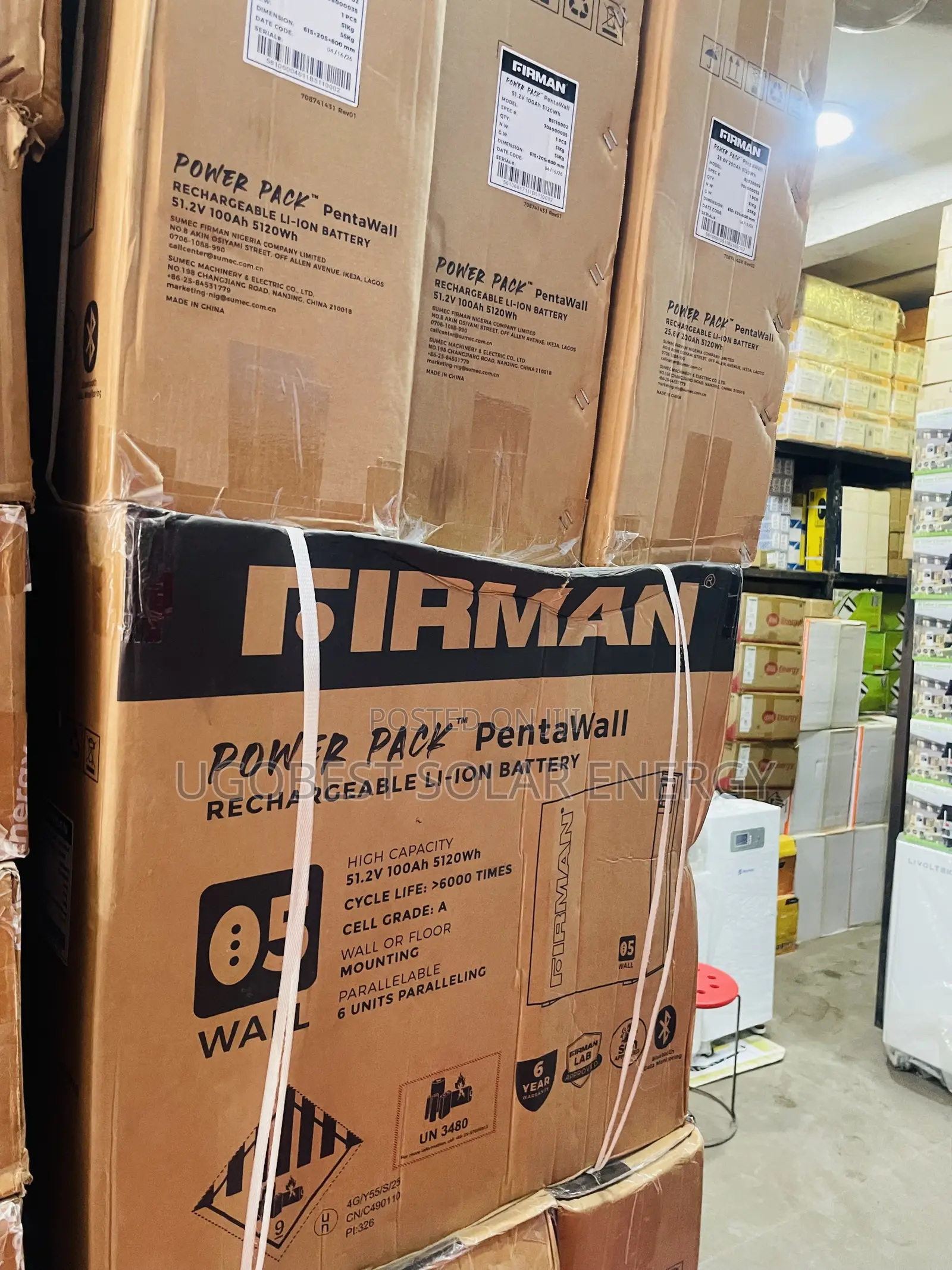 5kwh 51.2v Firman Lithium Battery