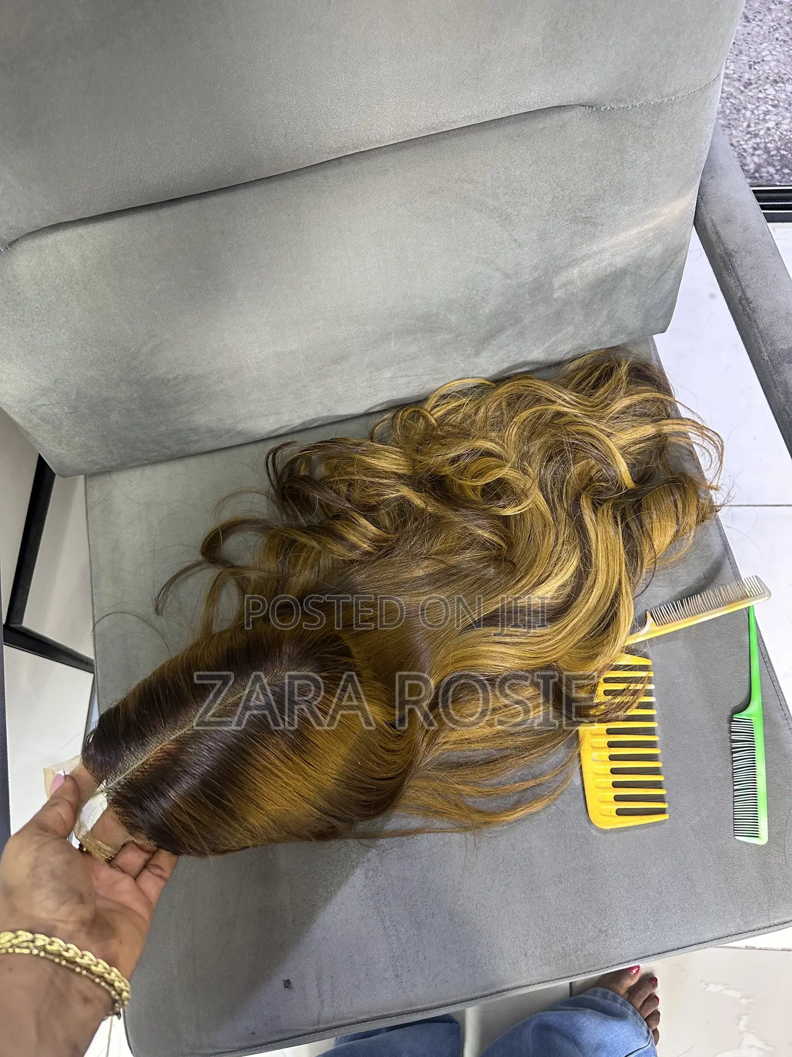 Raw Donor 2x 6 26inches ..Caramel .