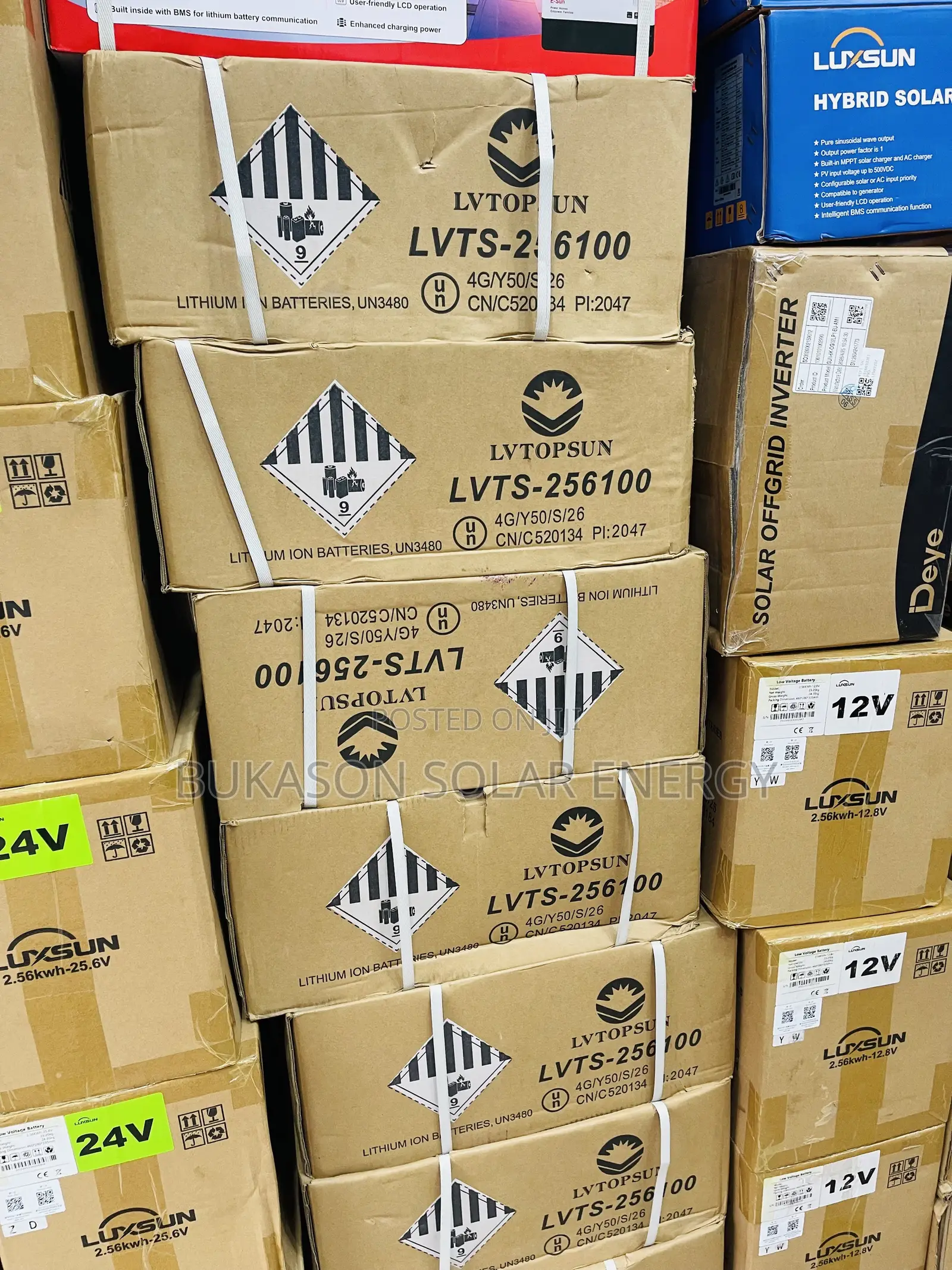 2.5kwh 24v LVTOPSUN Lithium Battery