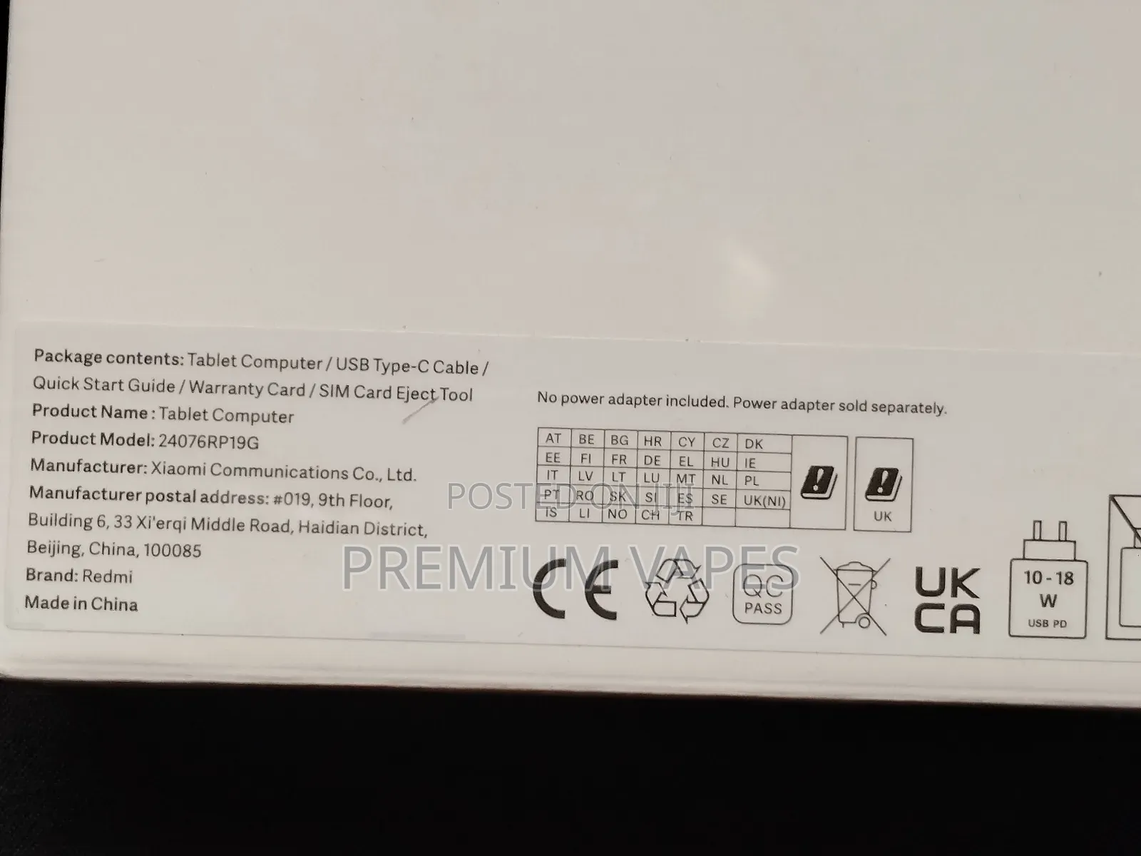 New Xiaomi Redmi Pad SE 8.7 128 GB Gray
