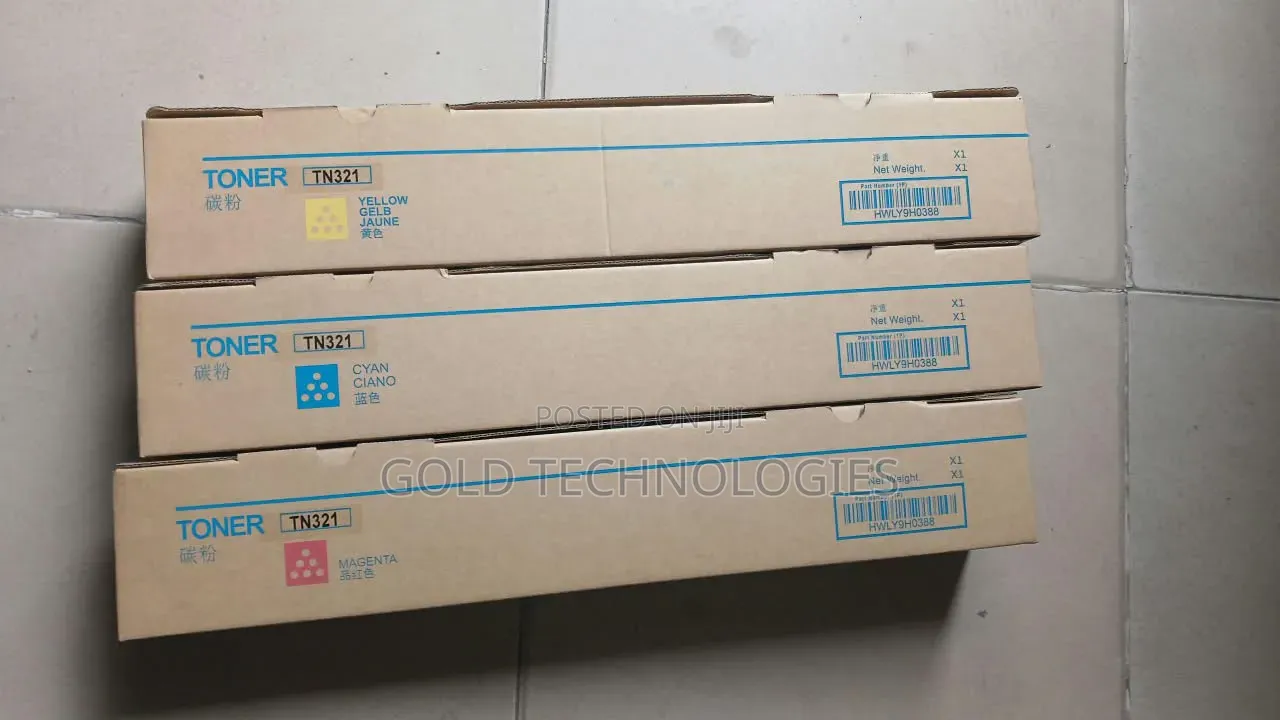 TN321 & TN322 Bizhub Toner Cartridges for C364e, C284e, C224e & Others