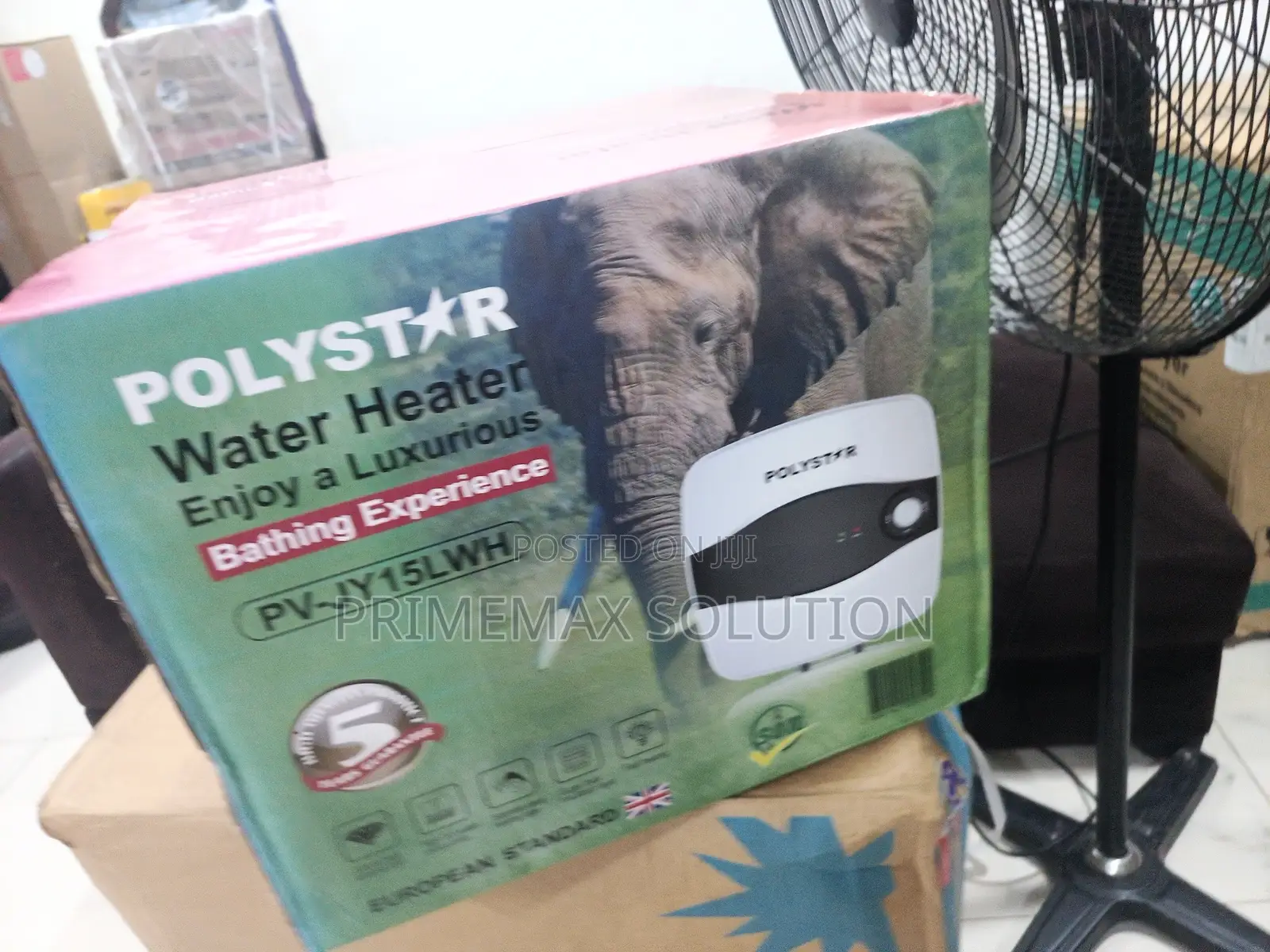 Polystar PV-JY15LWH 15L Electric Water Heater With Flexible Pipe