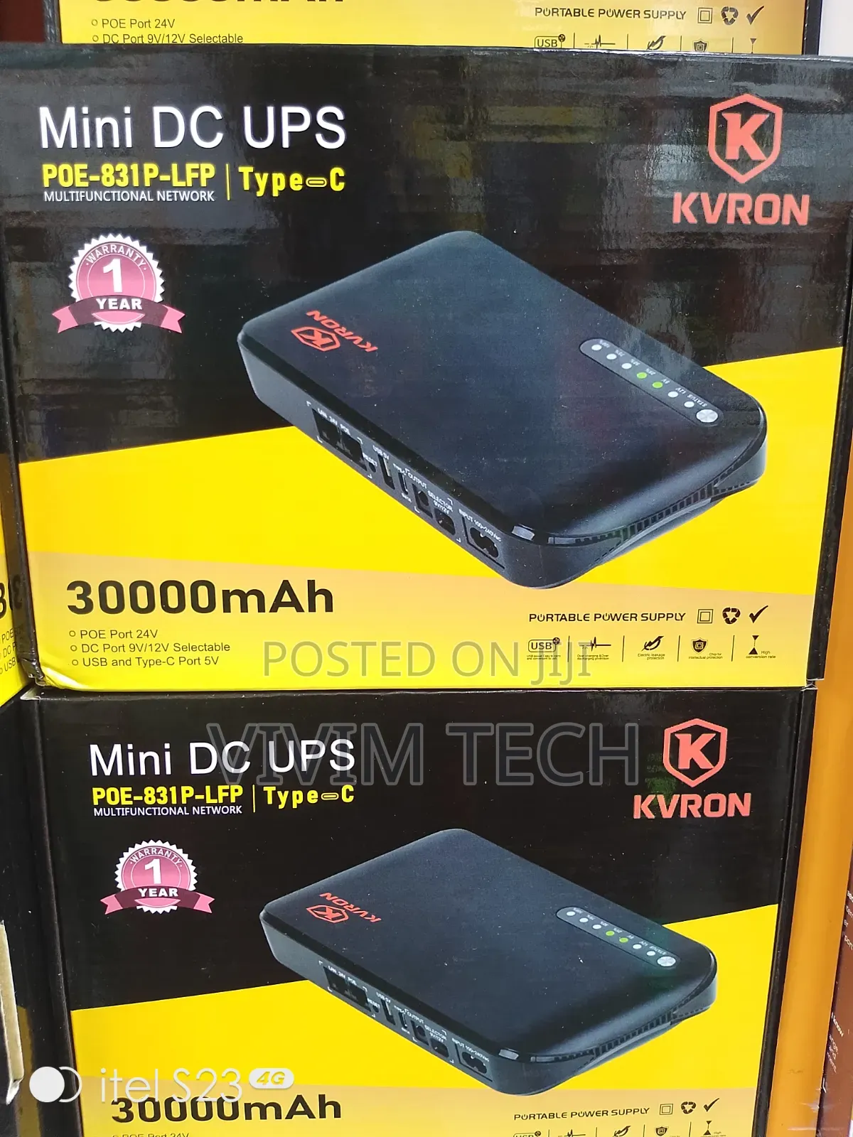 Kvron Poe 831p 30,000mah Mini Dc Ups