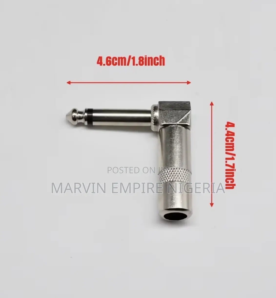 Right-Angle Mono Guitar Plugs.6.35Mm " 90° Right Angle Audio Plug