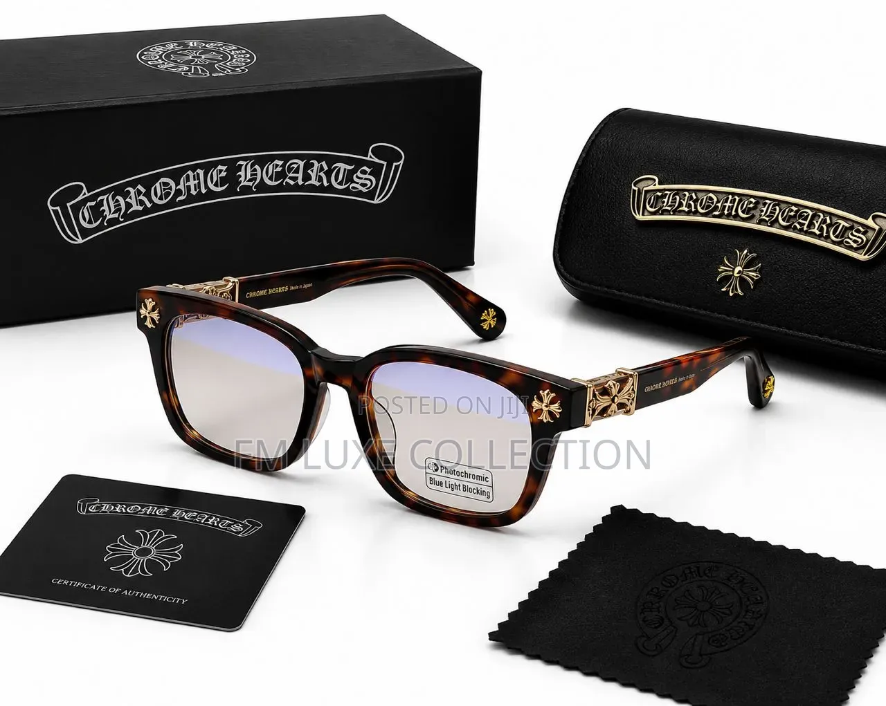 Photochromic + Blue Light Designer Sun Glasses