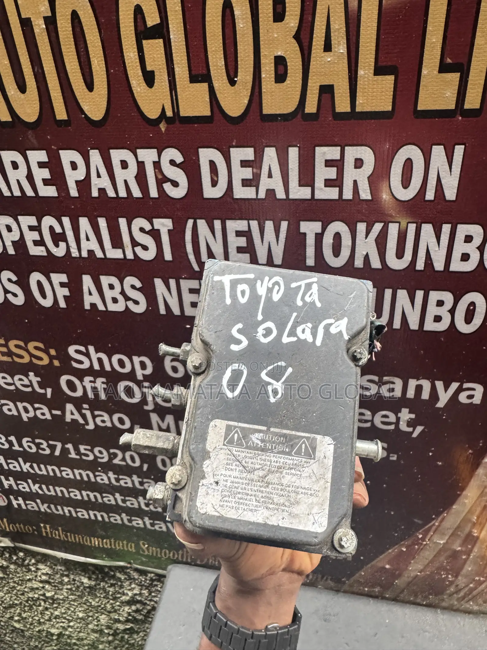🚘 Toyota Solara 2008 ABS Pump / ABS Module – New & Tokunbo Available