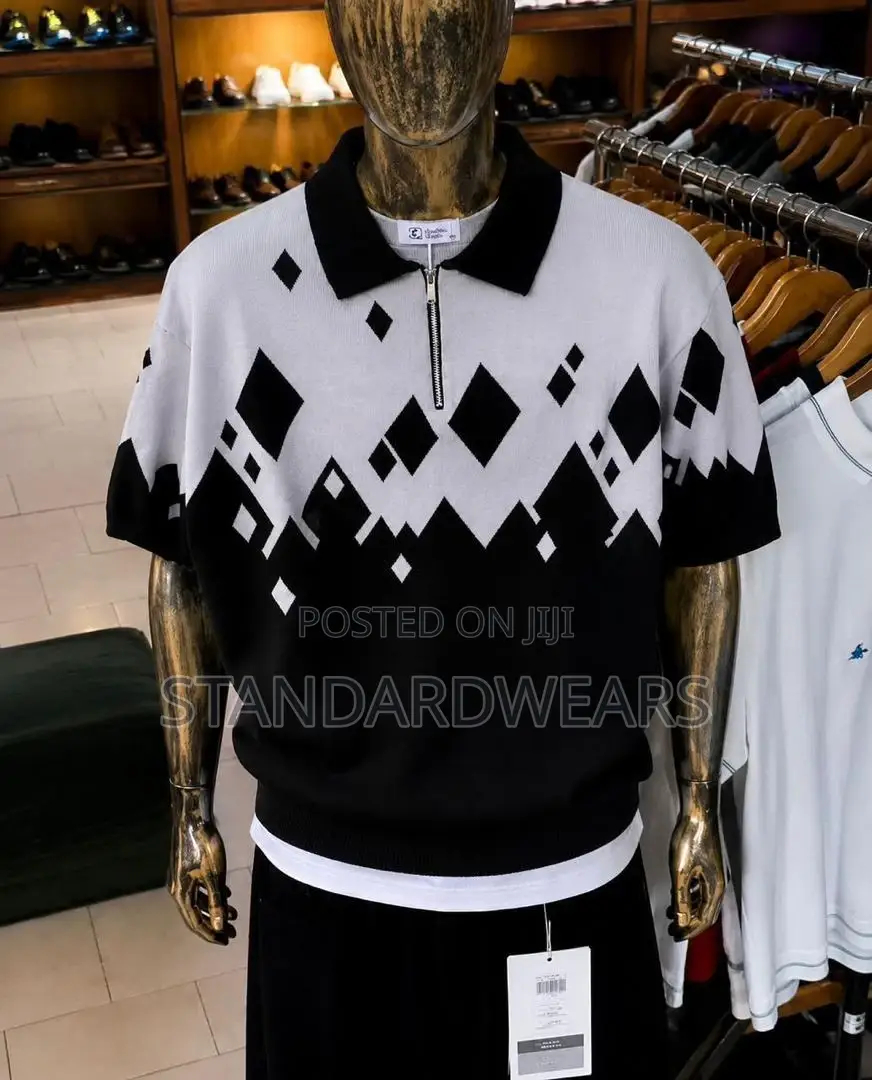 Men’s Short Sleeve Knitted Polo Shirt – Different Colours
