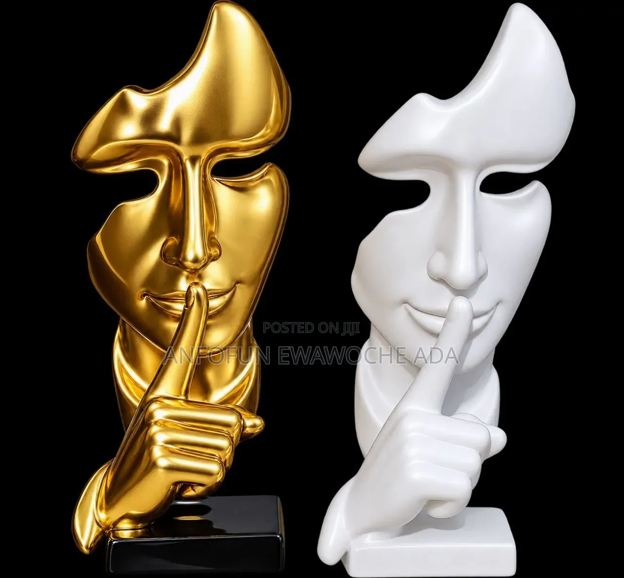 Luxury Face Decorative Abstract Statue