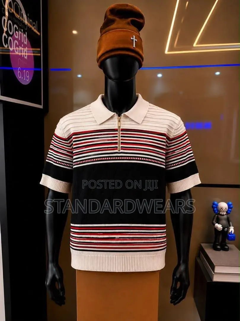 Men’s Short Sleeve Knitted Polo Shirt – Different Colours