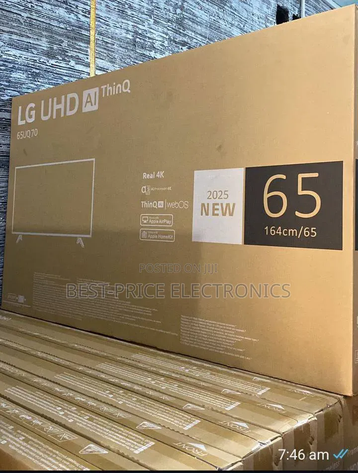 65 Inches Smart TV AI Frameless