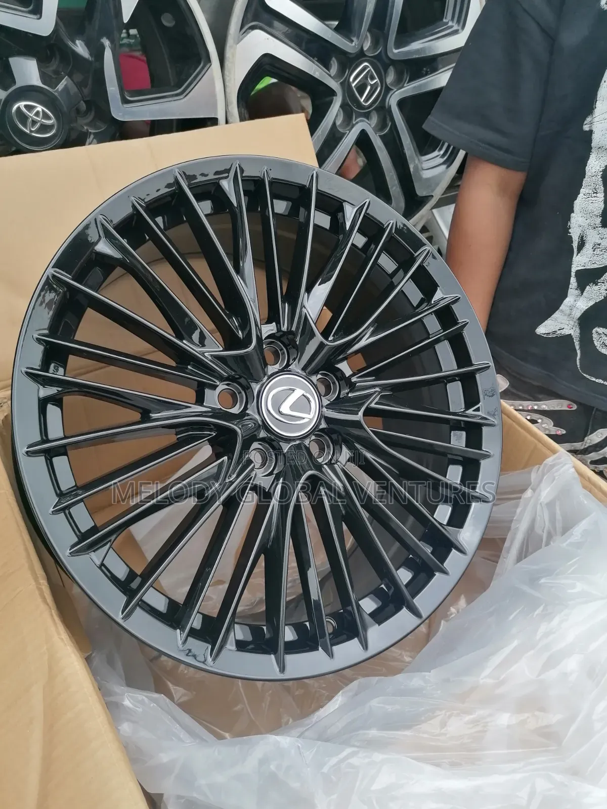19 Rims Pure Black for Lexus/ Any Model