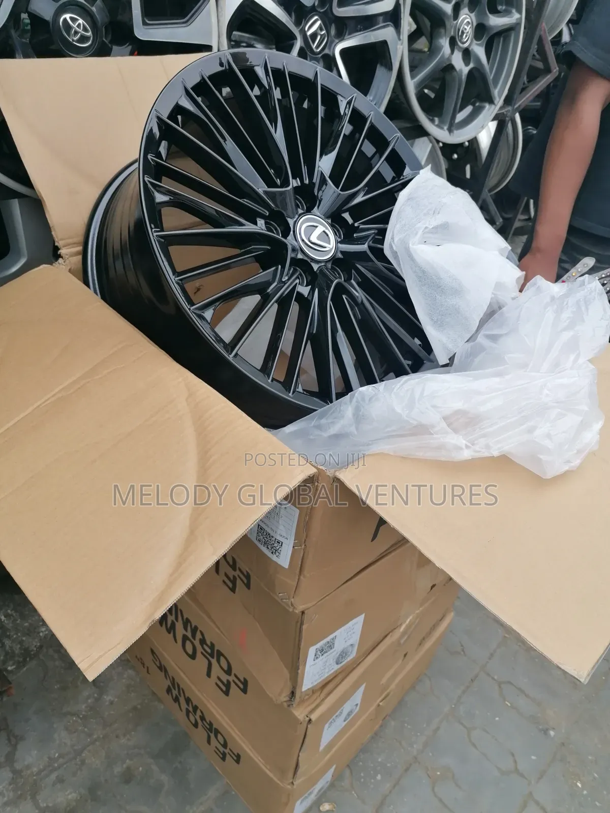 19 Rims Pure Black for Lexus/ Any Model