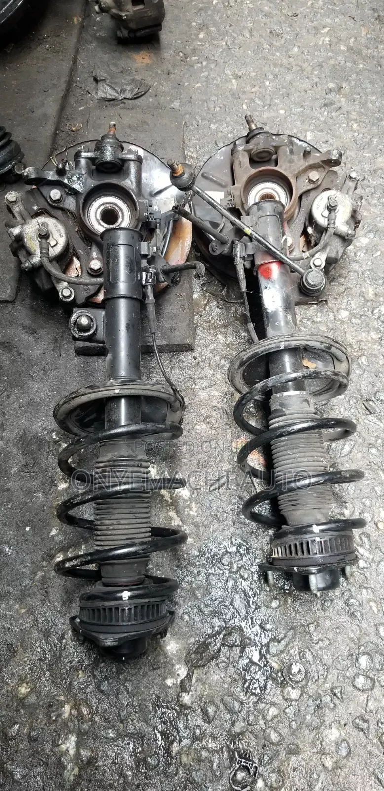 Complete Front Shock and Hub Hyundai Kia Carato 2008,2009