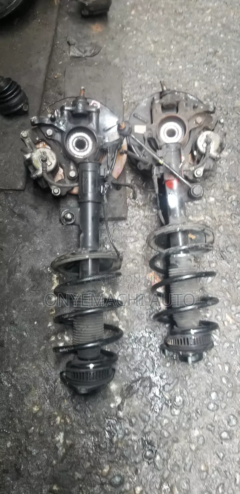 Complete Front Shock and Hub Hyundai Kia Carato 2008,2009