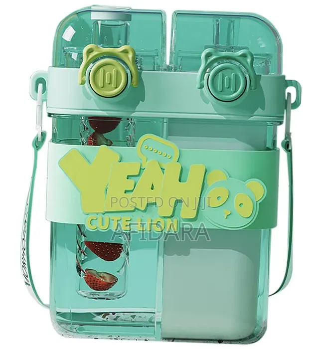 760ML Double Drink Children Water Bottle Cute & Fun Kids Bottle
