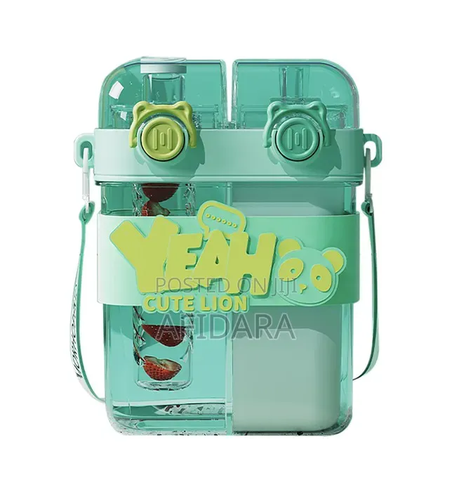 Kids 760ML Double Drink Water Bottle Perfect for School & Outings